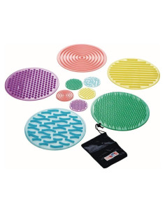 Círculos Sensoriales de Silicona Learning Advantage - 5 Piezas