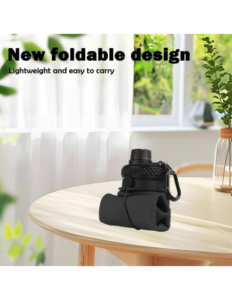 Botella Plegable Paspring 700ml Silicona a Prueba de Fugas