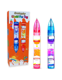 Bolígrafos líquidos divertidos Grotryphy - Paquete de 2