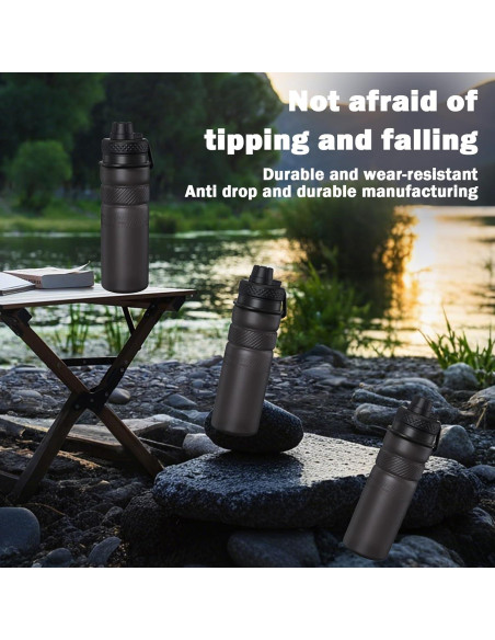 Botella Plegable Paspring 700ml Silicona a Prueba de Fugas