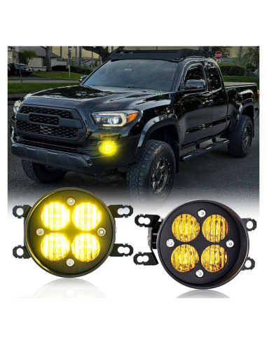 Luces de Niebla LED AUYICH Amarillas para Tacoma 2012-2023