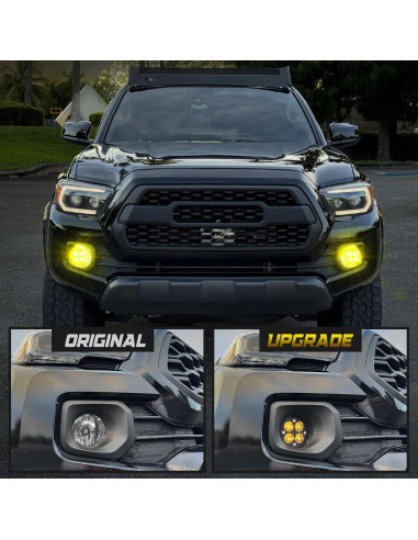 Luces de Niebla LED AUYICH Amarillas para Tacoma 2012-2023