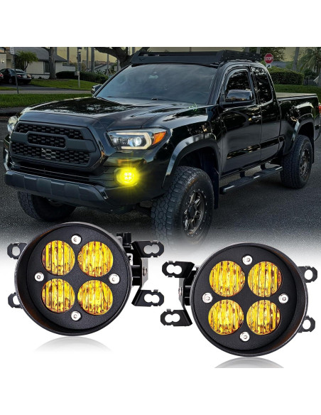 Luces de Niebla LED AUYICH Amarillas para Tacoma 2012-2023
