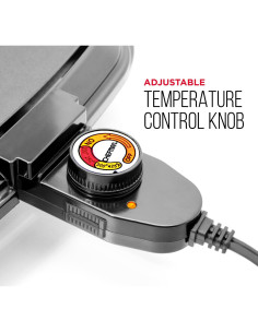 Plancha Eléctrica Chefman 1.54 kg, Inmersible y Apta Lavavajillas 2