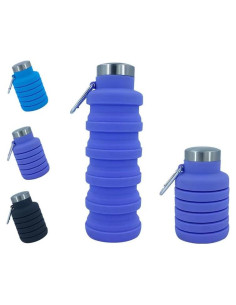 Botella de Agua Plegable VadoWorld 0.5L Silicona Ecológica