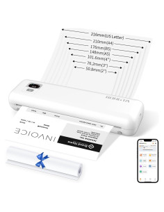 Impresora Térmica Portátil RONGTA F82 WiFi/Bluetooth 300DPI
