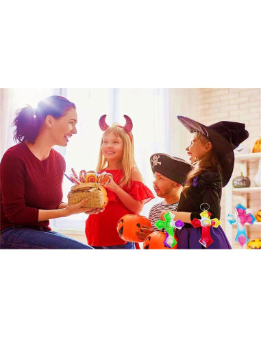 20 Llaveros Antiestrés Pop Burbuja Coloridos Colorbopop