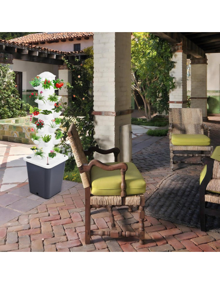 Torre Hidropónica Vertical Goodliest 6 Capas 30 Plantas 10L