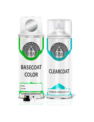 Pintura Automotriz Spray ERA 1J9 Plata Celestial Metálico 709ml