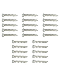 Tornillos de Repuesto AES 5/16 x 3.81 cm para Abolladuras - 25 Pzas