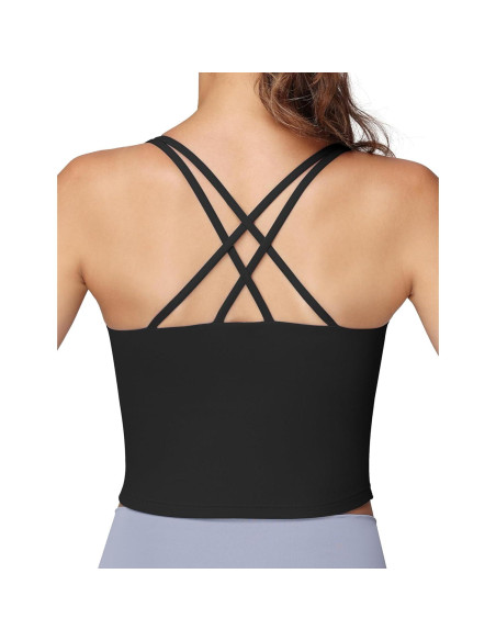 Camiseta de Lactancia Foucome con Sujetador Incorporado - Negro