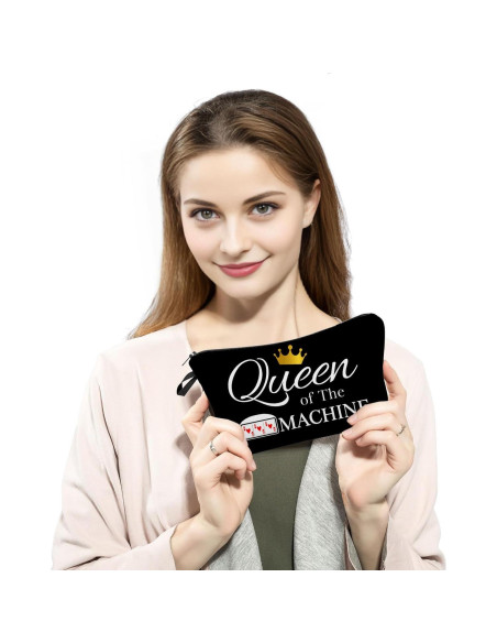 Bolsa de Maquillaje Máquina Tragamonedas Poliéster 22x13.5cm