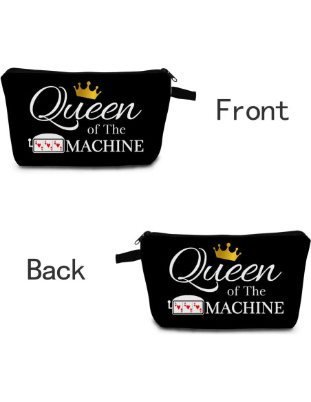 Bolsa de Maquillaje Máquina Tragamonedas Poliéster 22x13.5cm