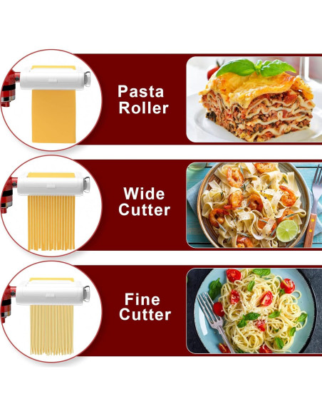 Accesorio 3 en 1 para Pasta KitchenAid TZCYOTO - Acero Inoxidable