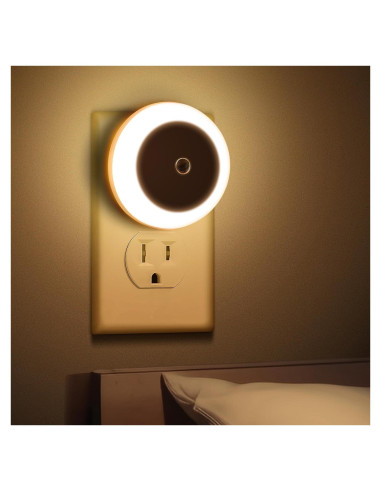 Paquete de 6 luces nocturnas LED MAIDELI con sensor de luz