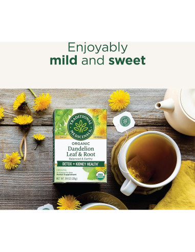 Té Diente de León Orgánico 16 Bolsitas - Apoya Función Renal