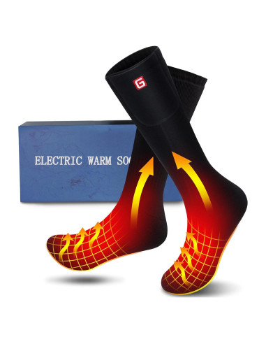 Calcetines Calentados Recargables Autocastle para Hombres - Talla L