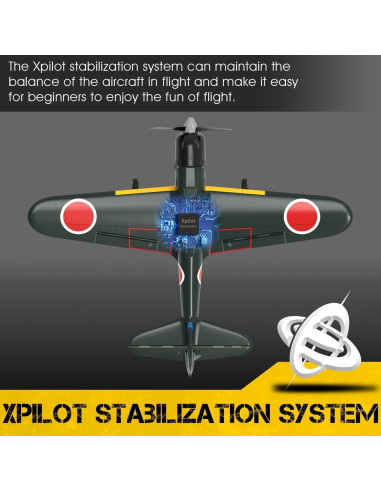 Avión de Control Remoto VOLANTEXRC P51D Mustang 2.4GHz