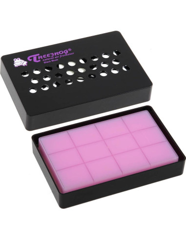 Ambientador Gel Auto Dynasty Aroma Almizcle Negro 12 Pzas