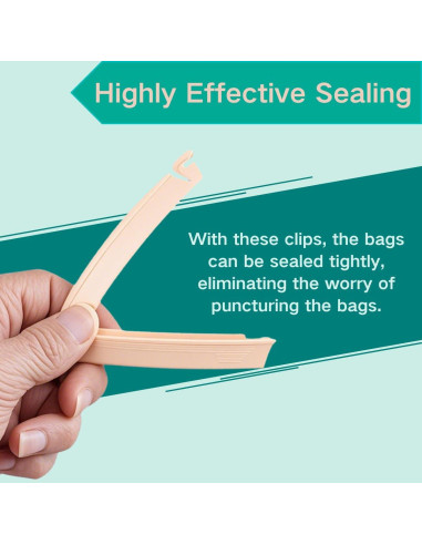 10 Clips para Bolsa de Ostomía SanviMed - Cierre Seguro y Reutilizables