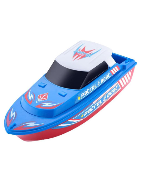 Barco Patrullero Eléctrico NEXTAKE 6684A con Sonido y Luz
