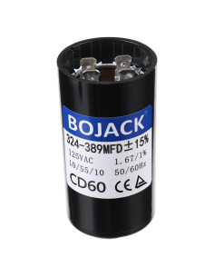 Capacitor de Arranque BOJACK CD60 324-389 uf 125 VAC