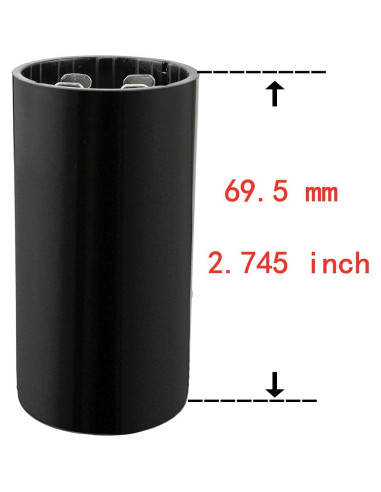 Capacitor de Arranque BOJACK CD60 324-389 uf 125 VAC