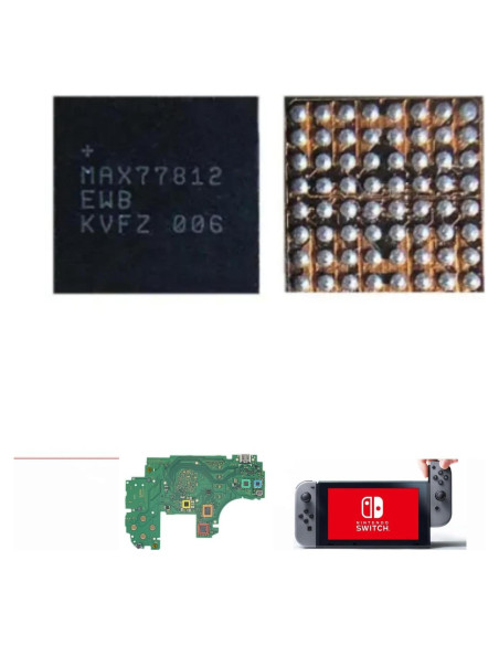 Chip Regulador Buck MAX77812 PMIC para Nintendo Switch