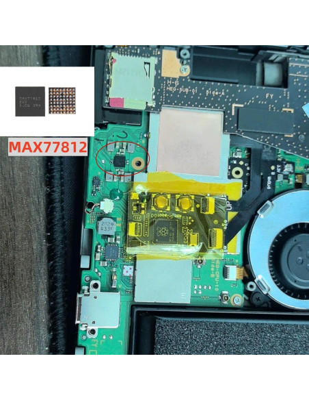 Chip Regulador Buck MAX77812 PMIC para Nintendo Switch