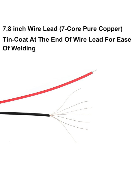 50 Diodos LED 5mm Pre Cableados DORHEA 12V Luz Multicolor