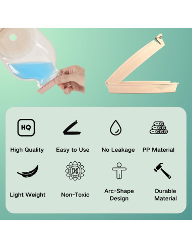 10 Clips para Bolsa de Ostomía SanviMed - Cierre Seguro y Reutilizables