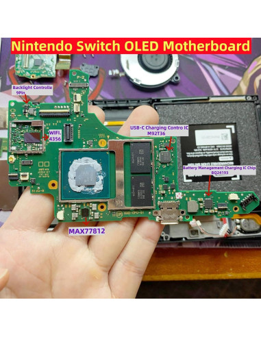 Chip Regulador Buck MAX77812 PMIC para Nintendo Switch