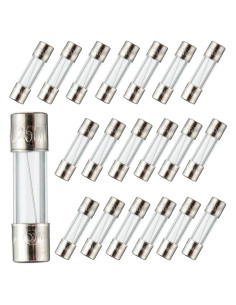 Fusibles de vidrio BOJACK 5x20mm 0.25A 250V - Paquete de 20