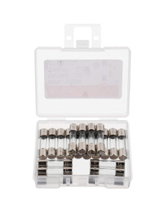 Fusibles de vidrio BOJACK 5x20mm 0.25A 250V - Paquete de 20 2
