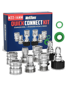 Kit de Conexión Rápida McKillans M22-14mm Acero Inoxidable