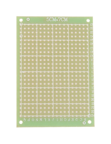 Placas de Circuito Impresas YOKIVE 5 Pcs FR-4 50x70mm Verde