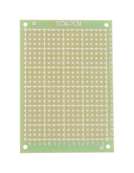 Placas de Circuito Impresas YOKIVE 5 Pcs FR-4 50x70mm Verde
