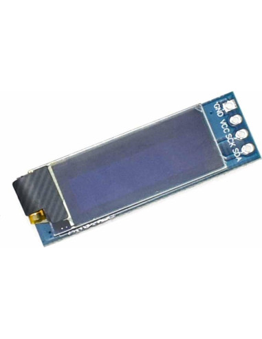 10 Piezas Módulo Pantalla OLED 0.91" Senzooe 128x32 Amarillo