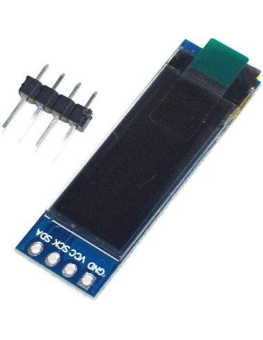 10 Piezas Módulo Pantalla OLED 0.91" Senzooe 128x32 Amarillo