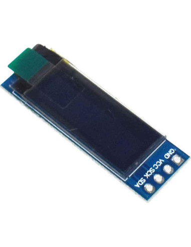 10 Piezas Módulo Pantalla OLED 0.91" Senzooe 128x32 Amarillo