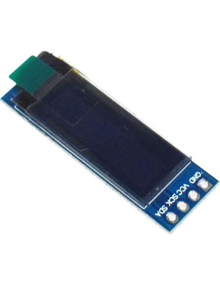 10 Piezas Módulo Pantalla OLED 0.91" Senzooe 128x32 Amarillo