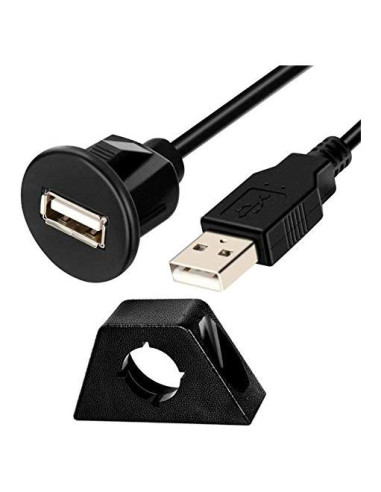 Cable de Montaje Flush USB 2.0 MXtechnic 2m Macho a Hembra