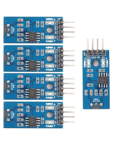 5 Sensores de Efecto Hall Lineales Odorkle 3.3V Módulo