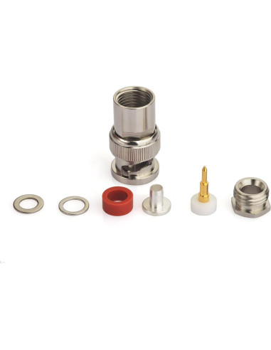 Conector BNC macho soldador Eightwood 10-pack RG58 RG142