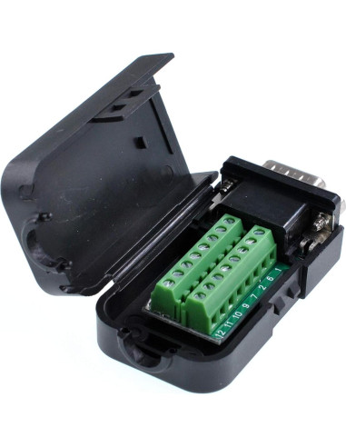 Adaptador VGA Macho Oiyagai DB15 3+9 15 Pines con Terminal