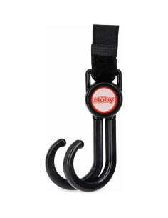 Ganchos Ajustables Nuby 2 en 1 para Cochecito y Auto - 8 Piezas 2