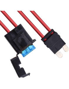 Portafusibles Estándar ZOOKOTO 15A con 2 Fusibles 16AWG 2