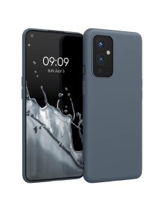 Funda Silicona TPU kwmobile para OnePlus 9 - Pizarra Oscura