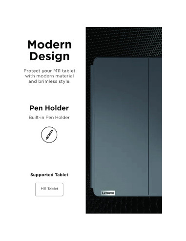 Funda Folio Lenovo Tab M11 - Protección Total y Soporte Convertible