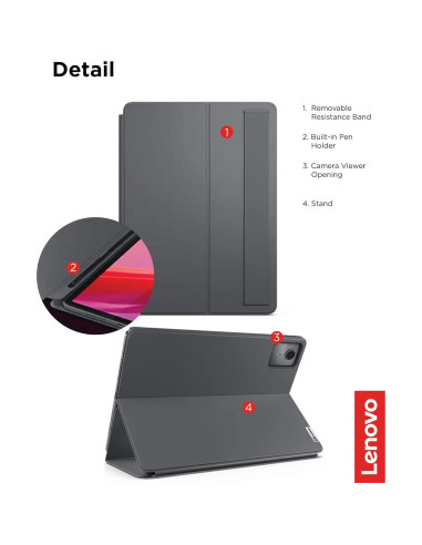 Funda Folio Lenovo Tab M11 - Protección Total y Soporte Convertible